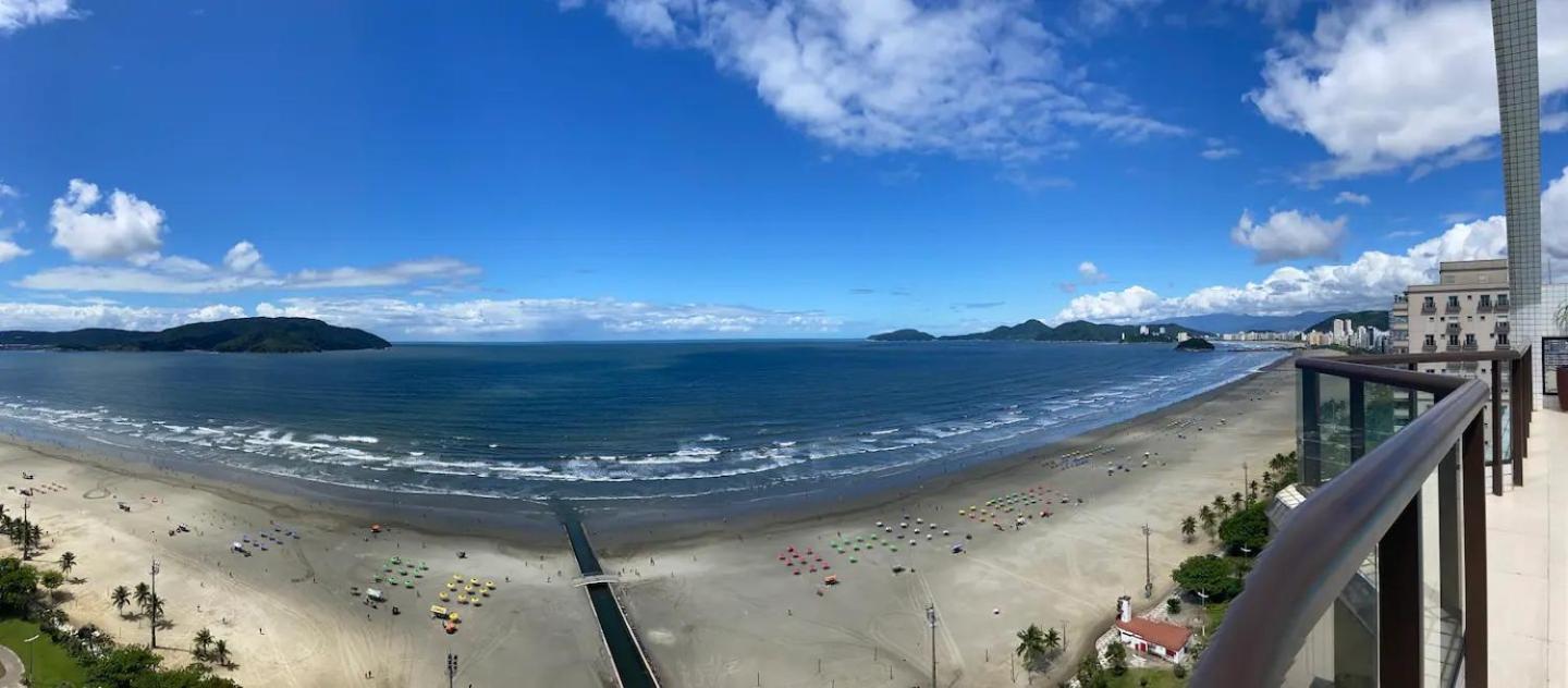 Flat Em Frente Ao Mar Com Piscina Varanda E Ac Apartment